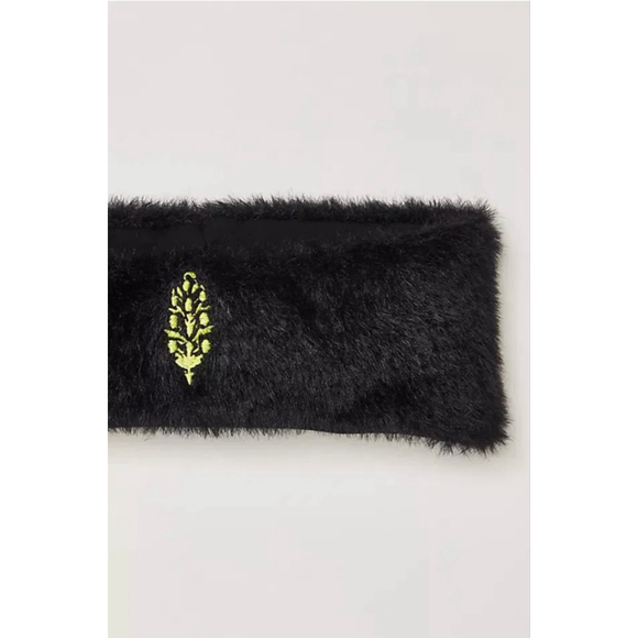 Free People Slopeside Sherpa Earwarmer Black FP Movement NWT - Picture 2 of 5